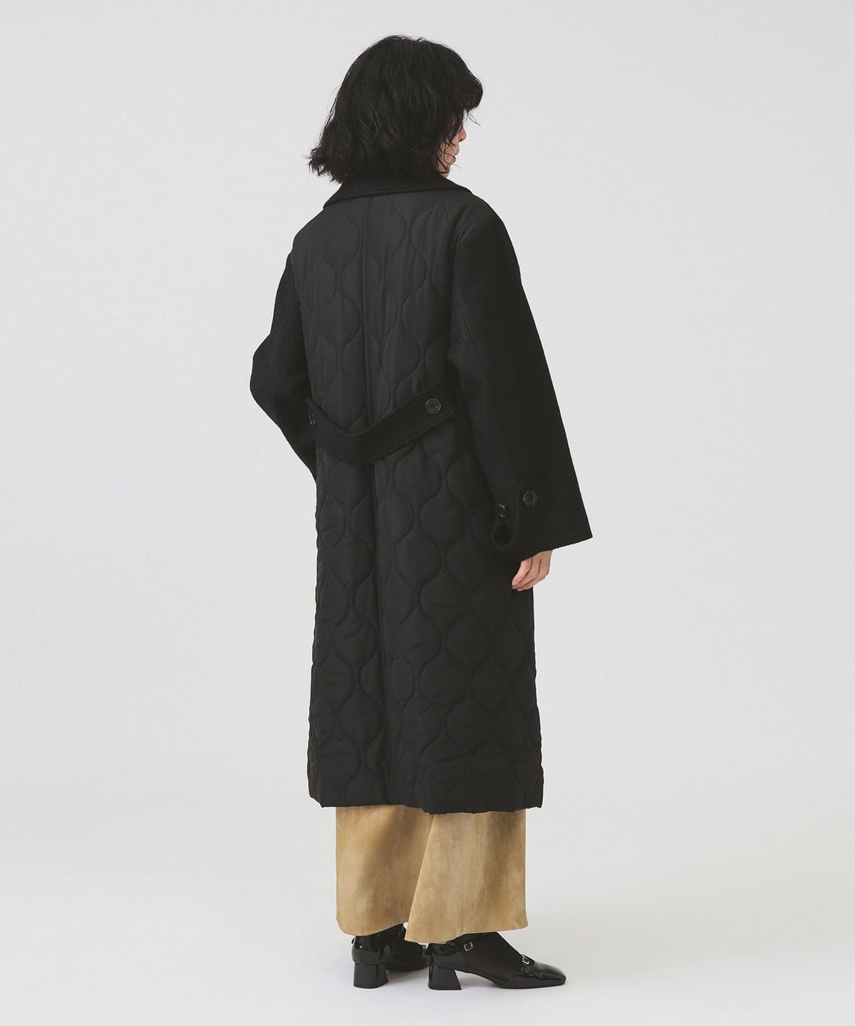 Ray BEAMS（レイ ビームス）RBS / キルティング キリカエ コート