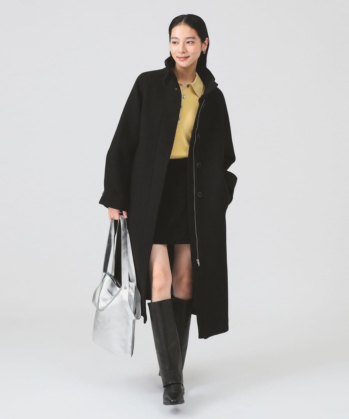【ray BEAMS】 レイビームス ウールコート E76 ray BEAMS】 レイビームス ウールコート E76