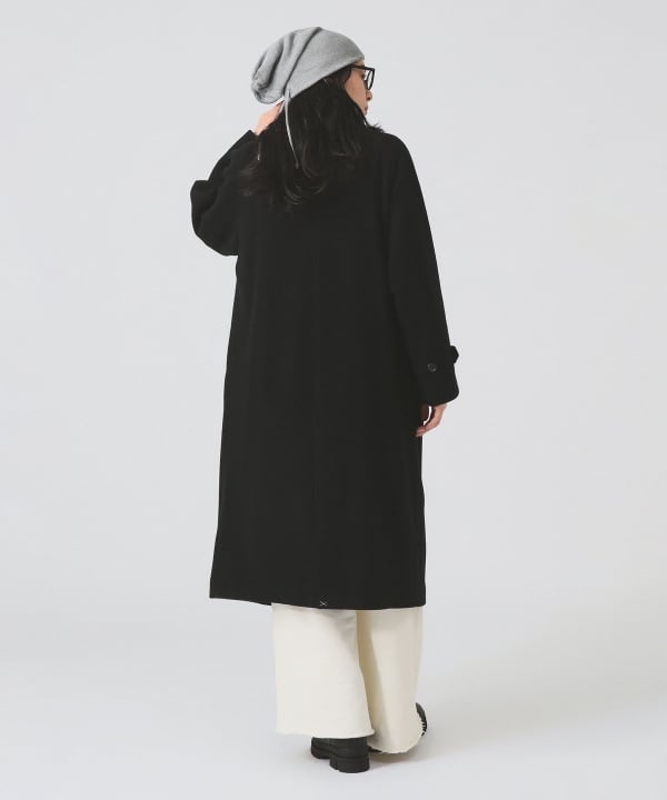 Ray BEAMS（レイ ビームス）スタンドカラー ダブル コート（コート