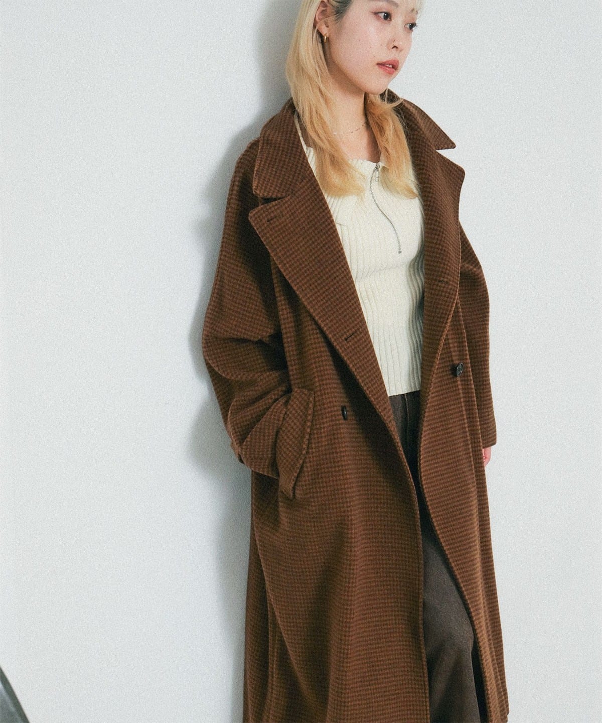 Ray BEAMS（レイ ビームス）【2/5再値下げ】スタンドカラー ダブル