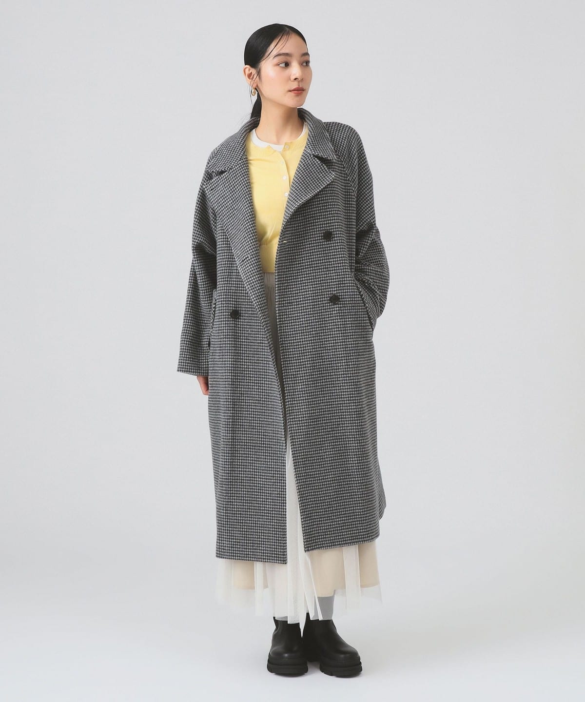 Ray BEAMS（レイ ビームス）【タイムセール】スタンドカラー ダブル