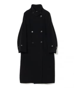 スタンドカラー ダブル コート