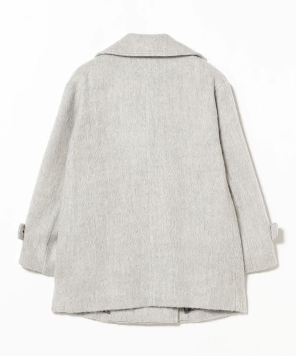 Ray BEAMS（レイ ビームス）シャギー ダブル ハーフ コート（コート