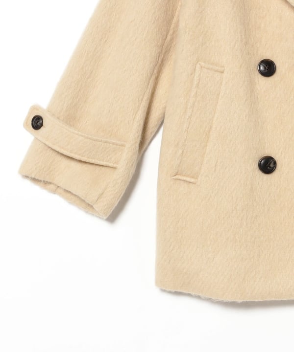 Ray BEAMS（レイ ビームス）シャギー ダブル ハーフ コート（コート