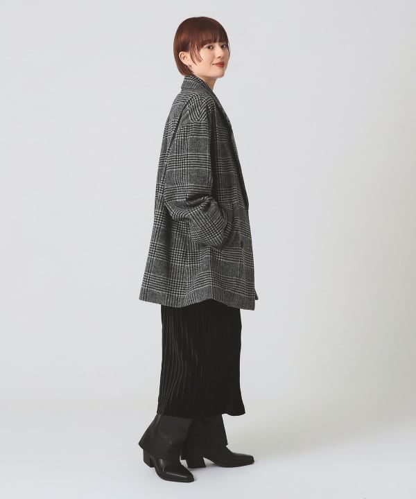 Ray BEAMS（レイ ビームス）チェック ビーバー ダブル ハーフ