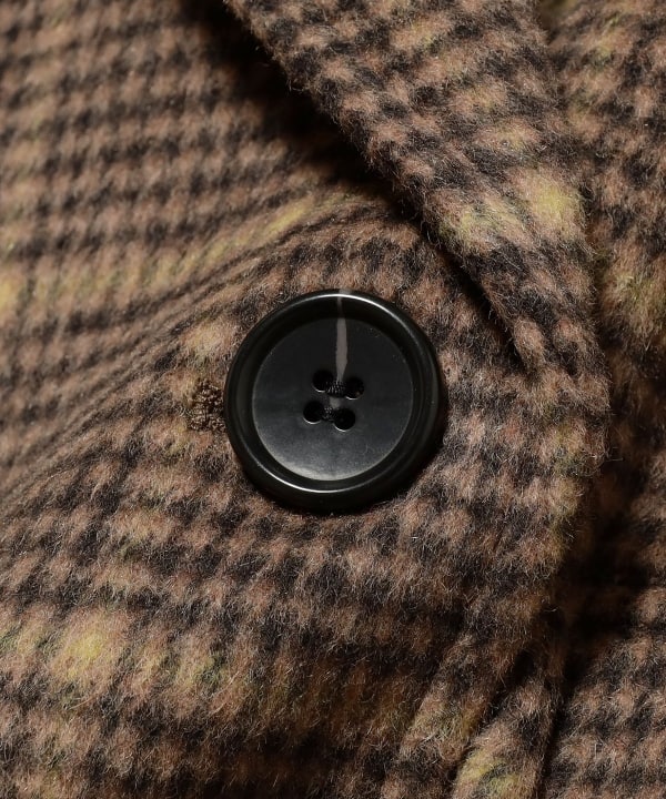 Ray BEAMS（レイ ビームス）チェック ビーバー ダブル ハーフコート