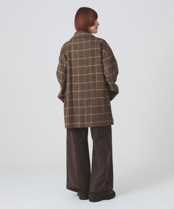 Ray BEAMS（レイ ビームス）チェック ビーバー ダブル ハーフ