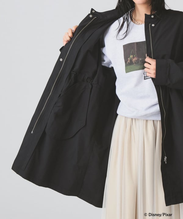 Ray BEAMS（レイ ビームス）バック タック スタンドカラー コート