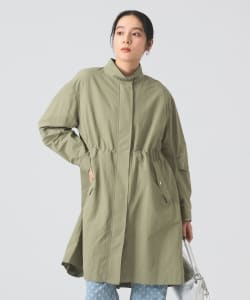 バック タック スタンドカラー コート