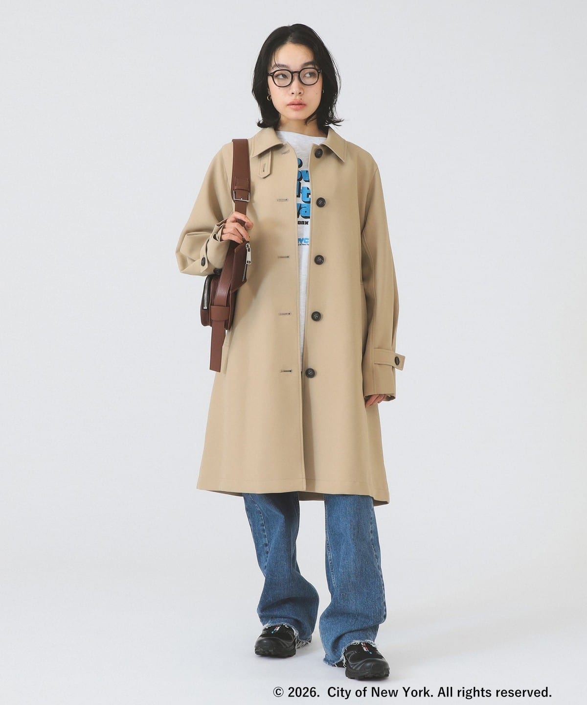 【Ray BEAMS コート】値下げ交渉可‼️ Ray BEAMS（レイ ビームス）ダブルクロス ステンカラー コート（コート