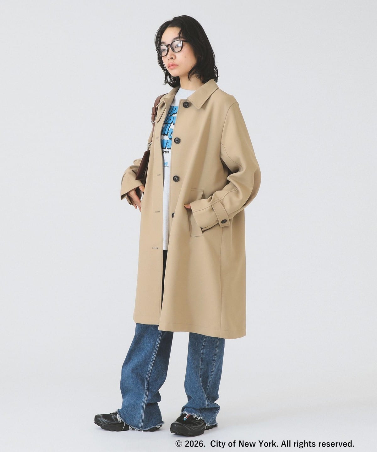 d*9様 RRL ダブルアールエル ステンカラーコート L(表記S)ベージュ Ray BEAMS（レイ ビームス）ダブルクロス ステンカラー コート（コート