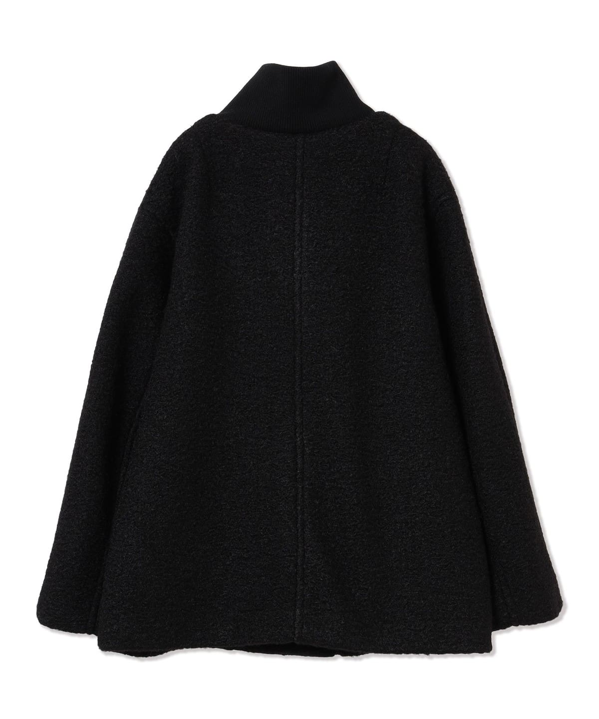 にゃ【超美品】Ray BEAMS シャギー スタンドカラー ハーフコート Ray BEAMS（レイ ビームス）リブ スタンド カラー ハーフ コート