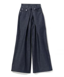 JOHN LAWRENCE SULLIVAN / RIGID DENIM WIDE PANTS