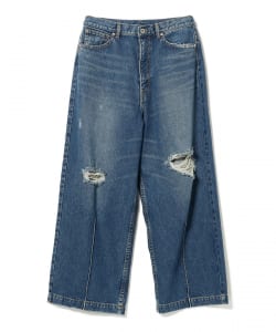 ▲○RhodolirioN /  90 LOOSEL STRAIGHAT JEAN PANT-DAMAGE