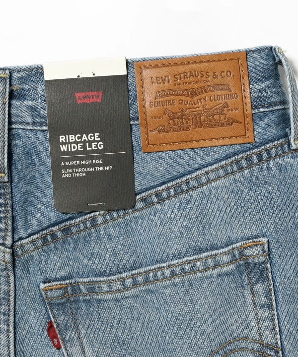 Ray BEAMS (Ray BEAMS) LEVI'S(R) / RIBCAGE Jeans WIDE LEG