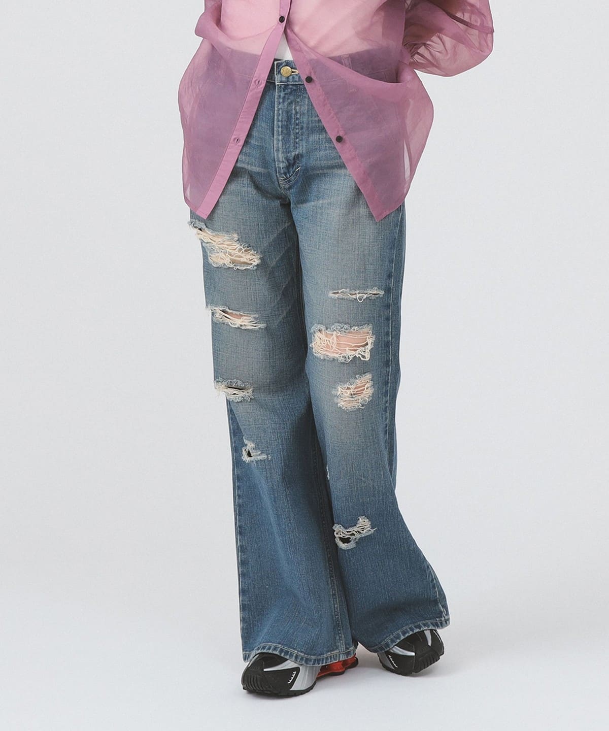 Ray BEAMS（レイ ビームス）【別注】Lee / RIPPED JEANS（パンツ 