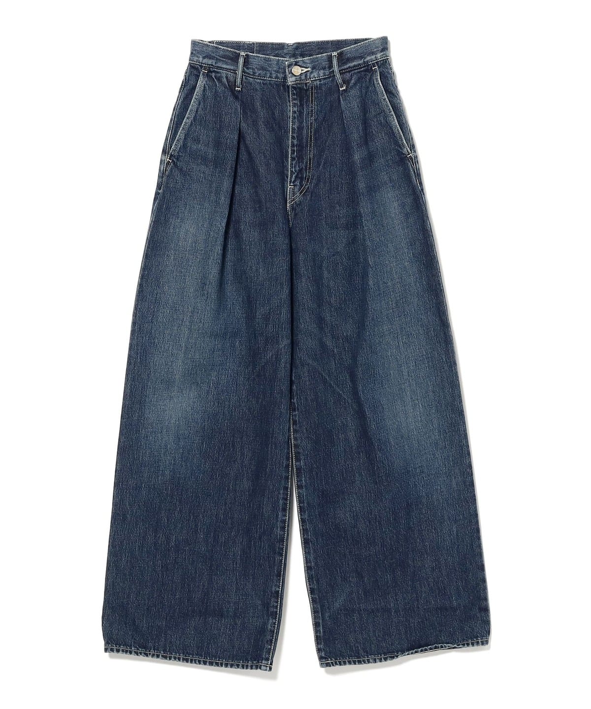 Graphpaper グラフペーパー / Selvage Denim Two Tuck Wide Pants パンツ WOMEN INDIGO RIGID 0 Graphpaper グラフペーパー / Selvage Denim Two Tuck Wide Pants パンツ WOMEN INDIGO RIGID 0