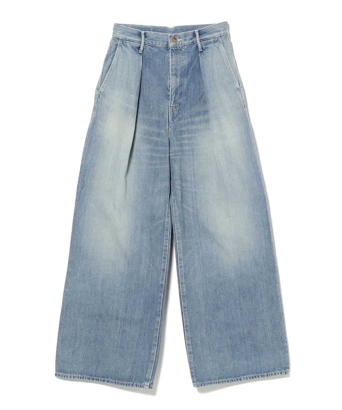 Graphpaper グラフペーパー / Selvage Denim Two Tuck Wide Pants パンツ WOMEN INDIGO LIGHT FADE 00 Graphpaper グラフペーパー / Selvage Denim Two Tuck Wide Pants パンツ WOMEN INDIGO LIGHT FADE 00