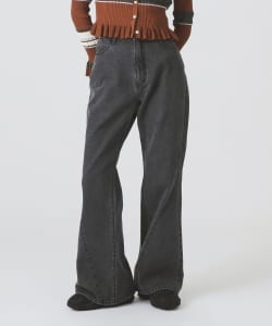 【+10%ポイントUP】デニム フレア パンツ