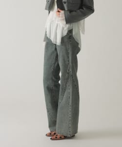 【+10%ポイントUP】デニム フレア パンツ