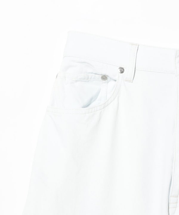 08sircus / Shibori-bassen barrel denim pants