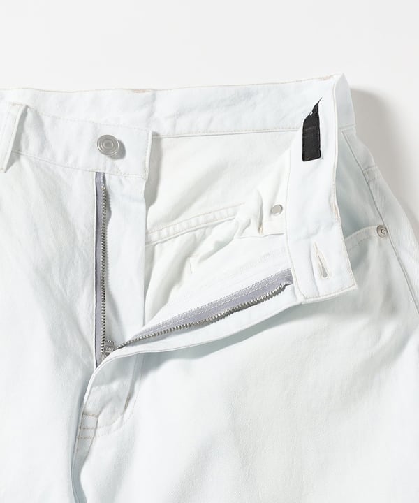 08sircus / Shibori-bassen barrel denim pants