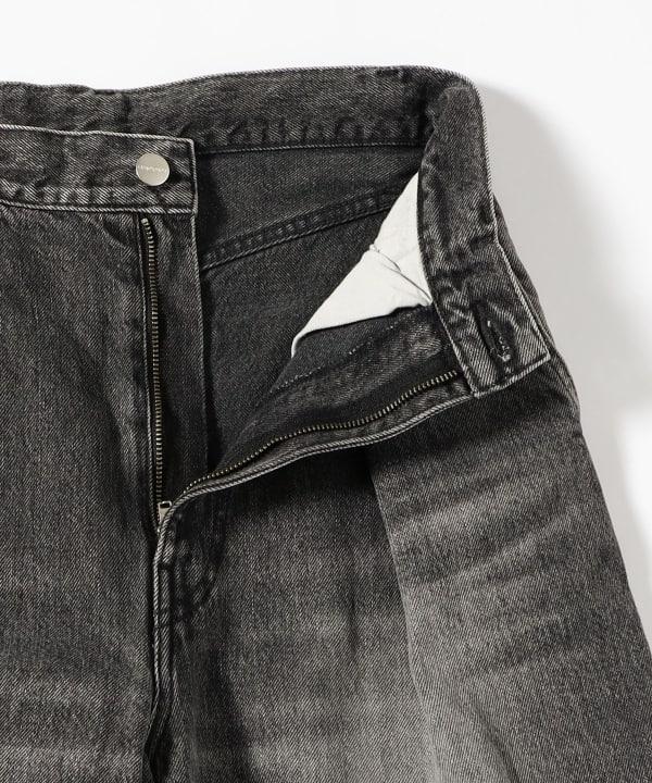 Graphpaper / Selvage Denim Two Tuck Wide Pants -LIGHT FADE-