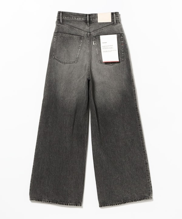 Graphpaper / Selvage Denim Two Tuck Wide Pants -LIGHT FADE-