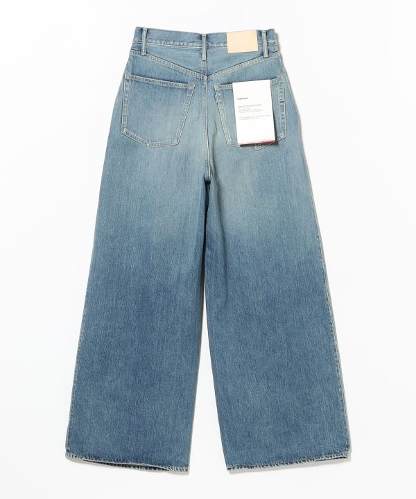 Graphpaper / Selvage Denim Two Tuck Wide Pants -LIGHT FADE-