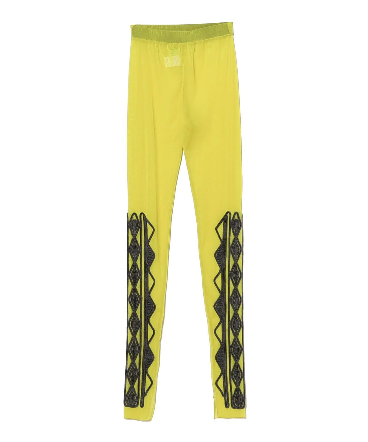 FUMIE=TANAKA フミエ タナカ / メッシュ ギザ レギンス レッグウェア WOMEN YELLOW 1 FUMIE=TANAKA フミエ タナカ / メッシュ ギザ レギンス レッグウェア WOMEN YELLOW 1