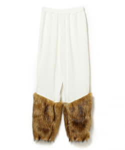 ○TOGA PULLA / SWEAT PANTS WITH FUR