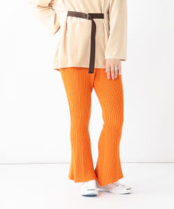 77circa / ウール リブ ニット パンツ