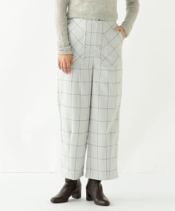 GHOSPELL / Brief Check Trouser Pants
