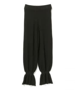 ▲○Uhr / Waffle Gather hem Pants