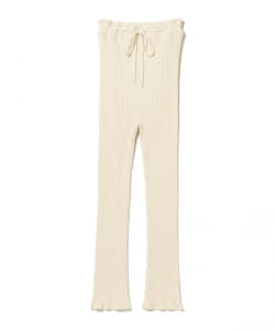 ▲○babaco / リブ コットン パンツ