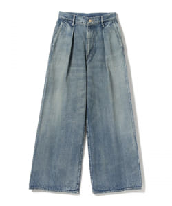 Graphpaper / Selvage Denim Two Tuck Wide Pants●