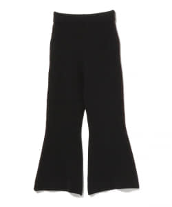 ○Uhr / Side Stitch Flare Knit Pants