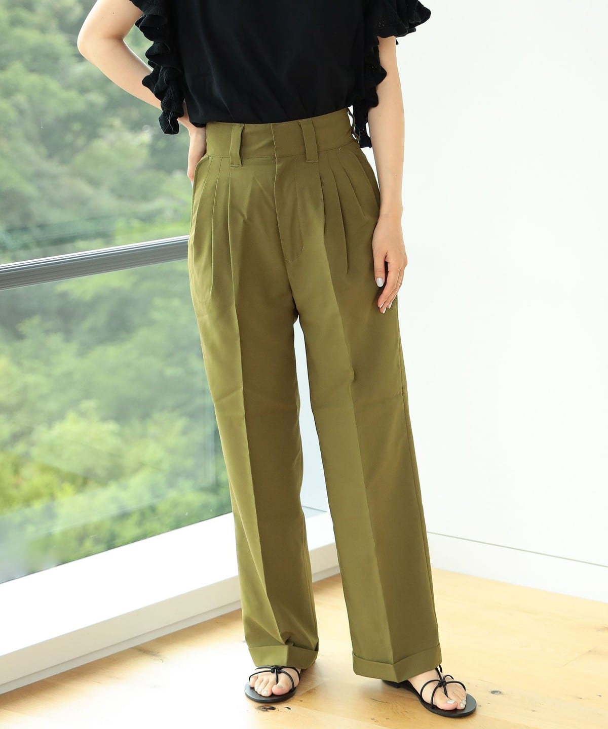 スタイリスト私物極美品 別注FARAH \u0026WAKE uniform pants - スラックス