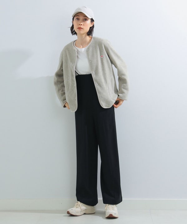 Ray BEAMS Ray BEAMS Ray BEAMS / High waist pants with suspenders 