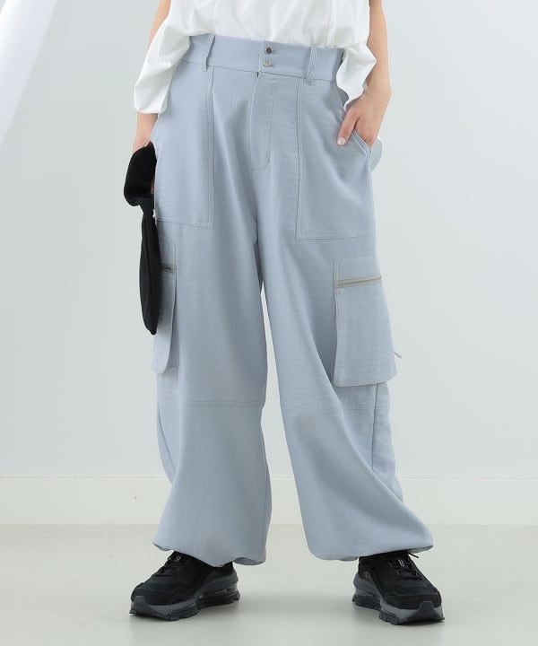 Ray BEAMS Ray BEAMS Ray BEAMS / zip pocket cargo pants (pants 