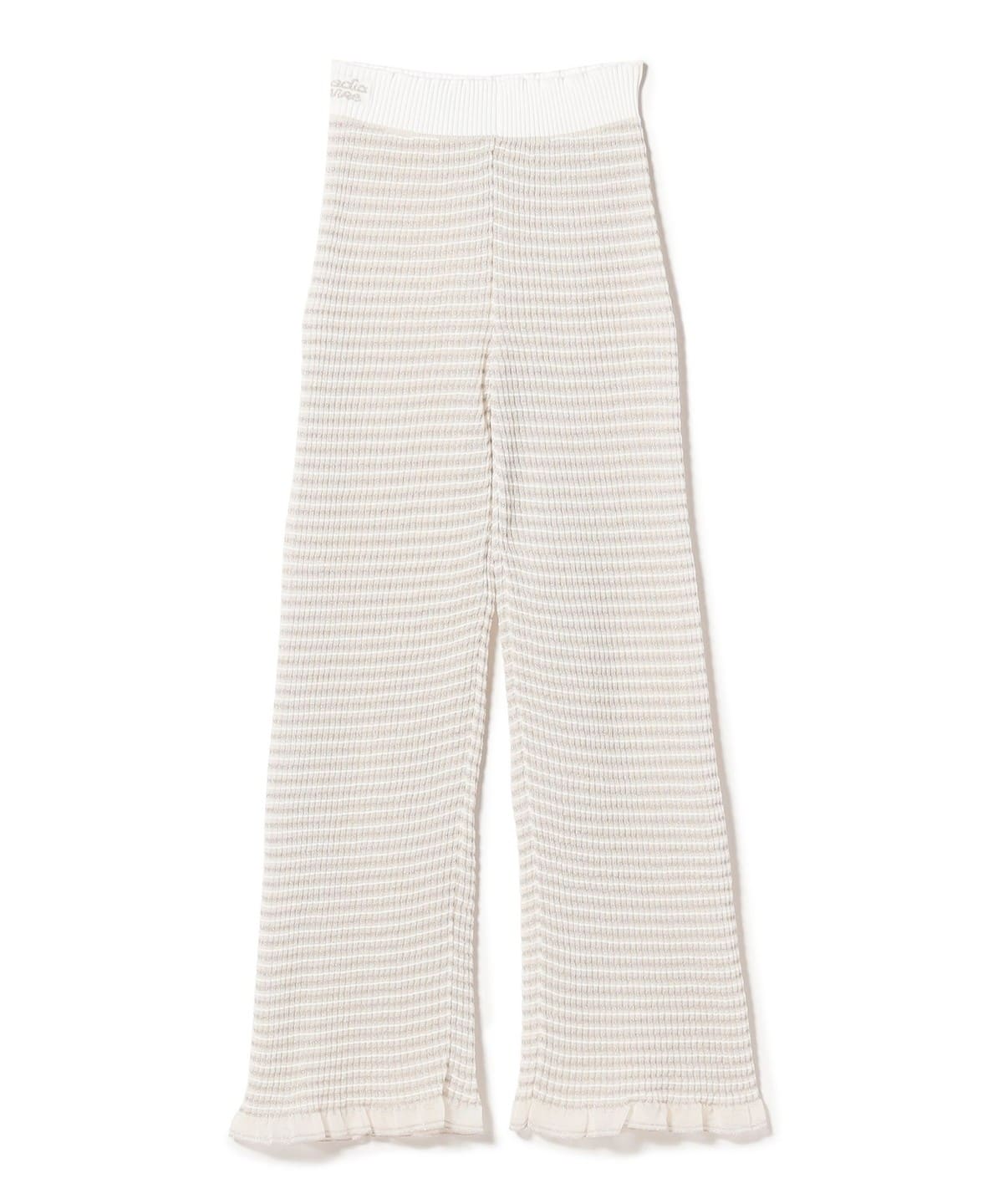 ○Nadia Wire / Sheer Stripe Trouser パンツ WOMEN WHITE ONE SIZE ○Nadia Wire / Sheer Stripe Trouser パンツ WOMEN WHITE ONE SIZE