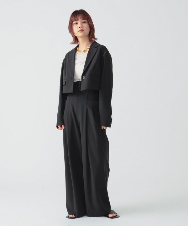 Ray BEAMS Ray BEAMS RBS High waist wide pants (casual pants) mail