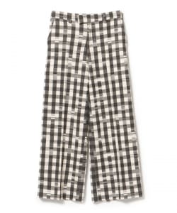 NEON SIGN / Glitch Gingham Wide Pants