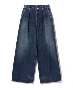 ▲〇Graphpaper / Selvage Denim Two Tuck Wide Pants
