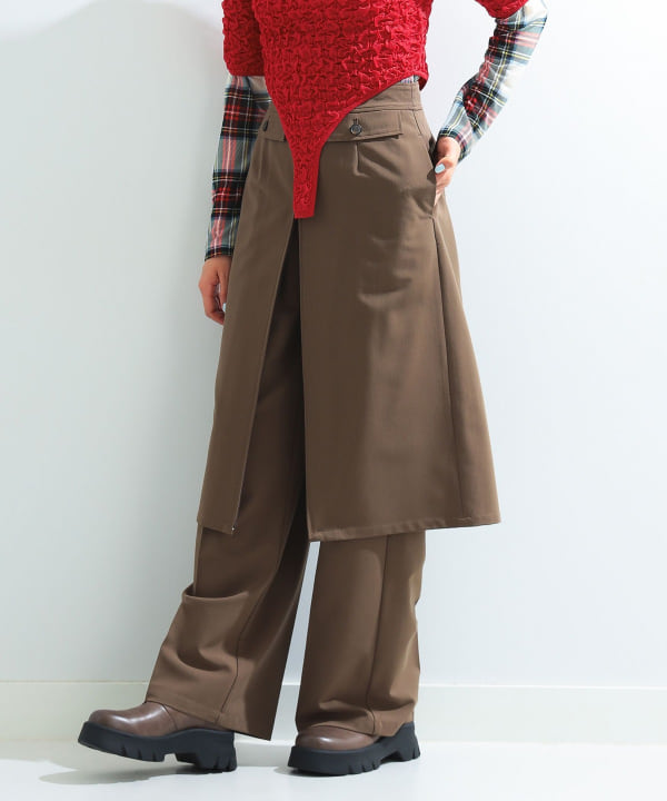 Ray BEAMS（レイ ビームス）タイト スカート パンツ セット（パンツ