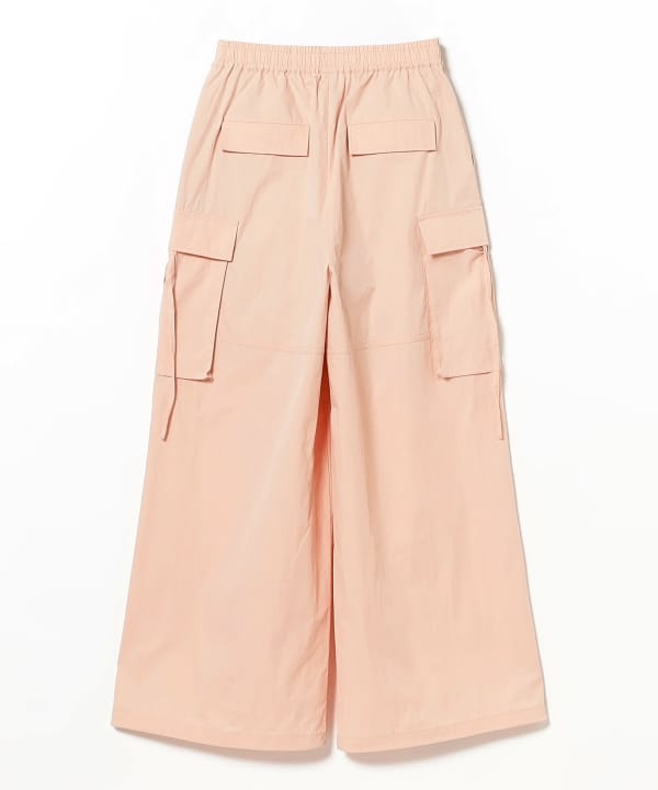 Ray BEAMS ワイド カーゴ パンツ Ray BEAMS（レイ ビームス）ストラップ カーゴ ワイド パンツ