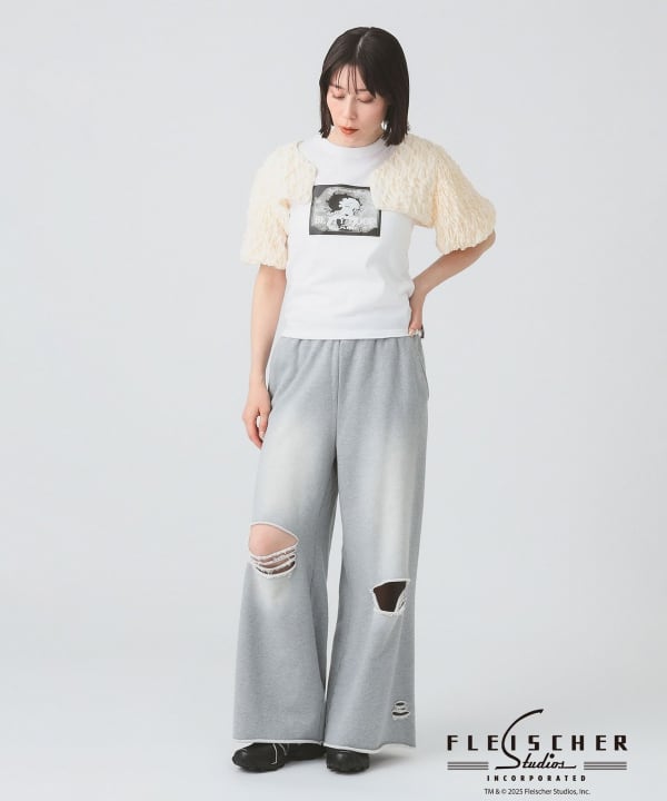 お歳暮 人気 オシャレ Ray パンツ（パンツ スウェット ビームス）ダメージ BEAMS（レイ パンツ