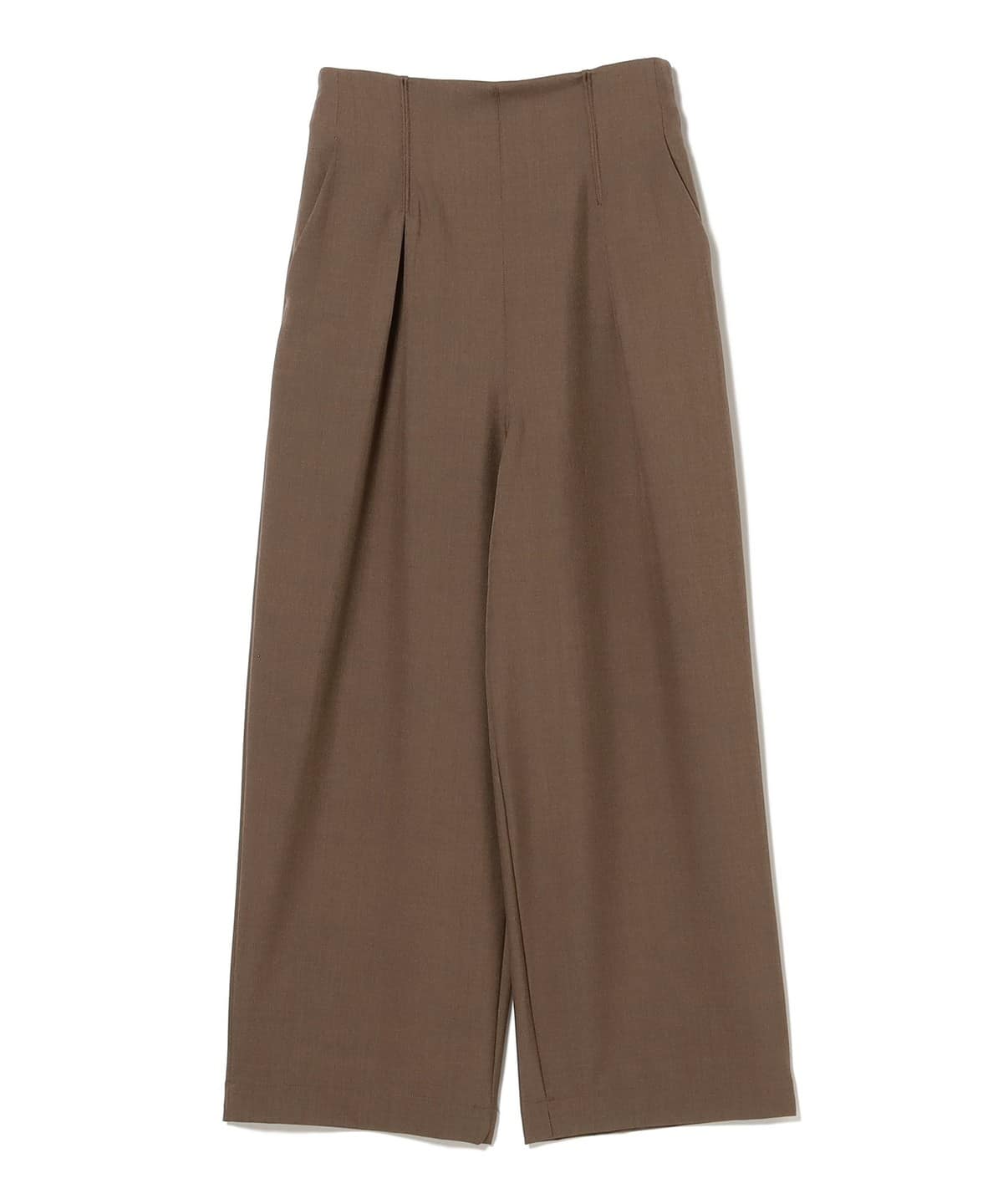 ハイウエスト ワイド パンツ パンツ WOMEN BROWN 1 ハイウエスト ワイド パンツ パンツ WOMEN BROWN 1