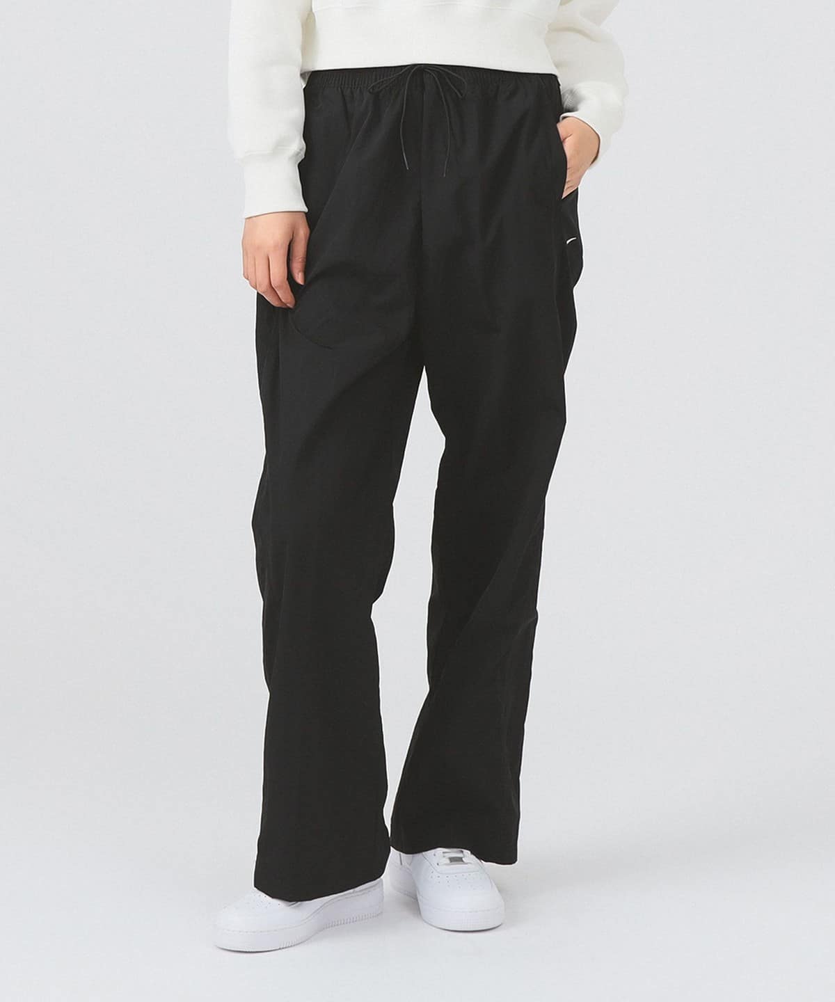 【WEB限定】NIKE ナイキ / ハイウエスト ウーブン オープンヘム パンツ パンツ WOMEN BLACK L 【WEB限定】NIKE ナイキ / ハイウエスト ウーブン オープンヘム パンツ パンツ WOMEN BLACK L