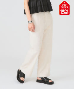 【+15%ポイントUP】フリンジ ワイド ストレート パンツ